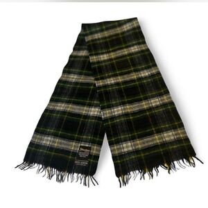 |Johnstons of Elgin| Dress Gordon Tartan Plaid Wide Cashmere Wool Scarf